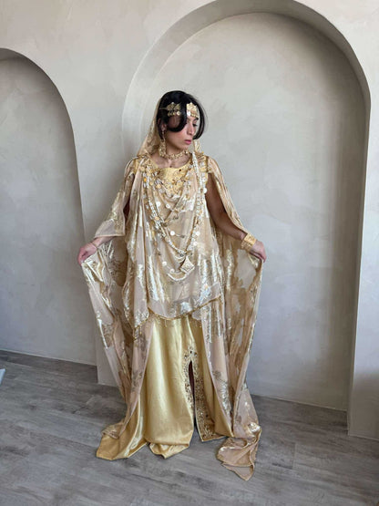 GOLD CHAOUI DRESS