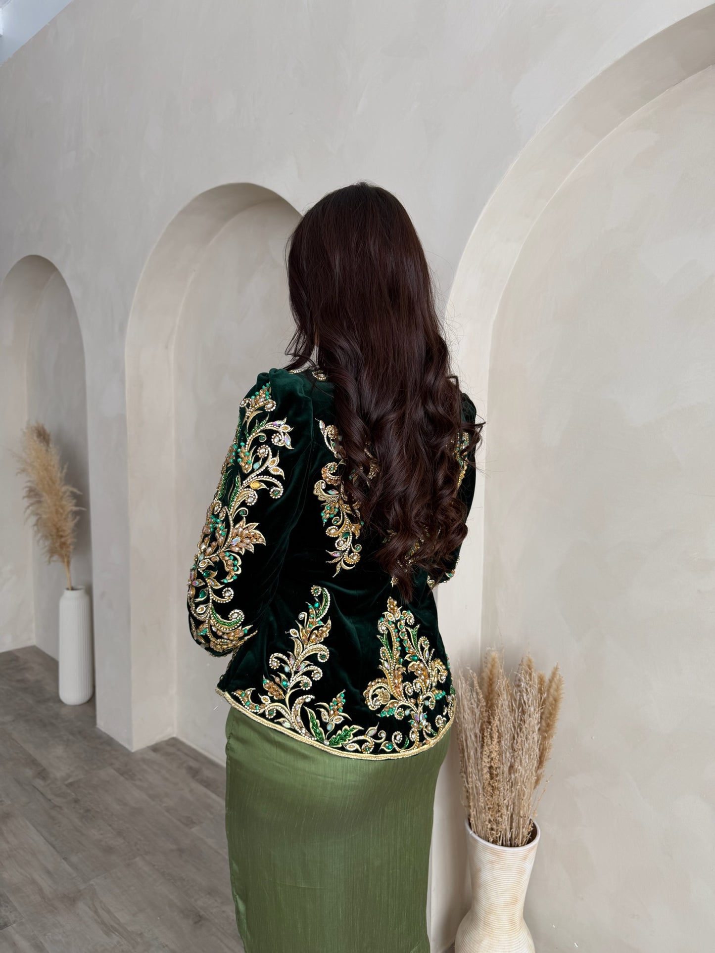KARAKOU VERT PERLÉ