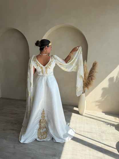 ROBE CHAOUI BLANCHE
