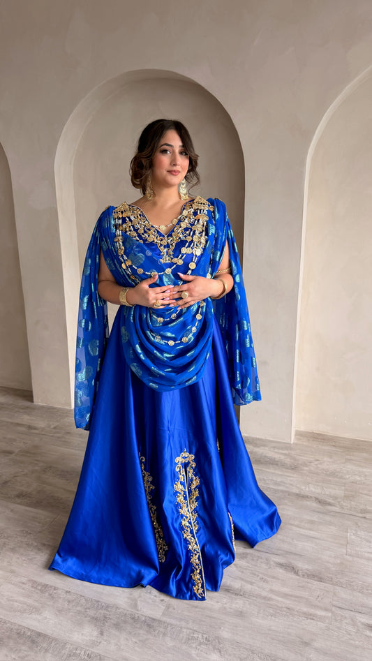 BLUE CHAOUI DRESS