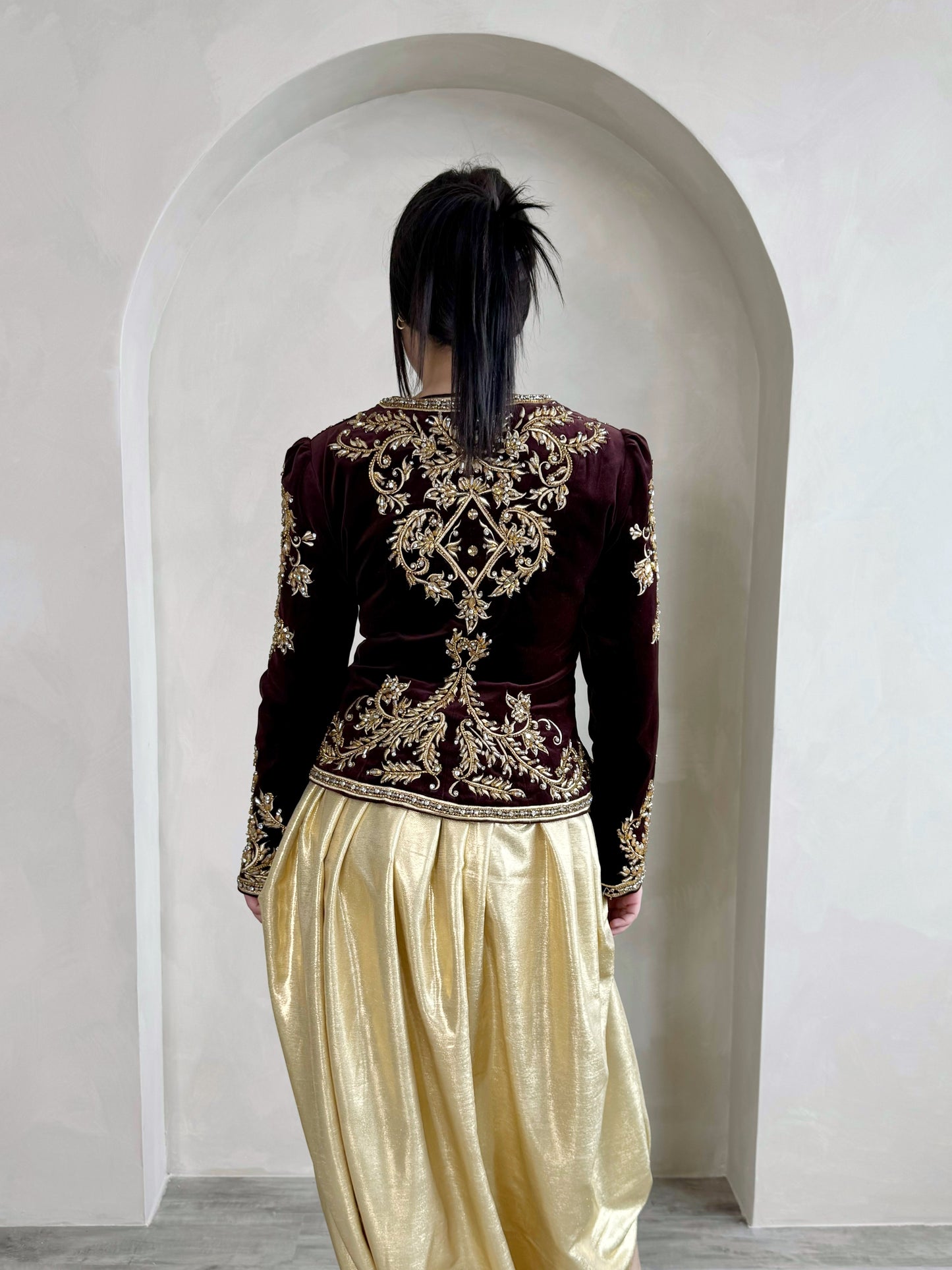 KARAKOU BRUN PERLE DORÉE